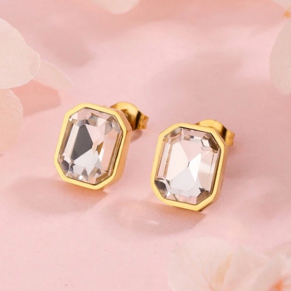 Anthropologie Jewelry - Diamond Earrings Q939
